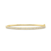 Yellow Gold & Diamond Bangle - Dracakis Jewellers
